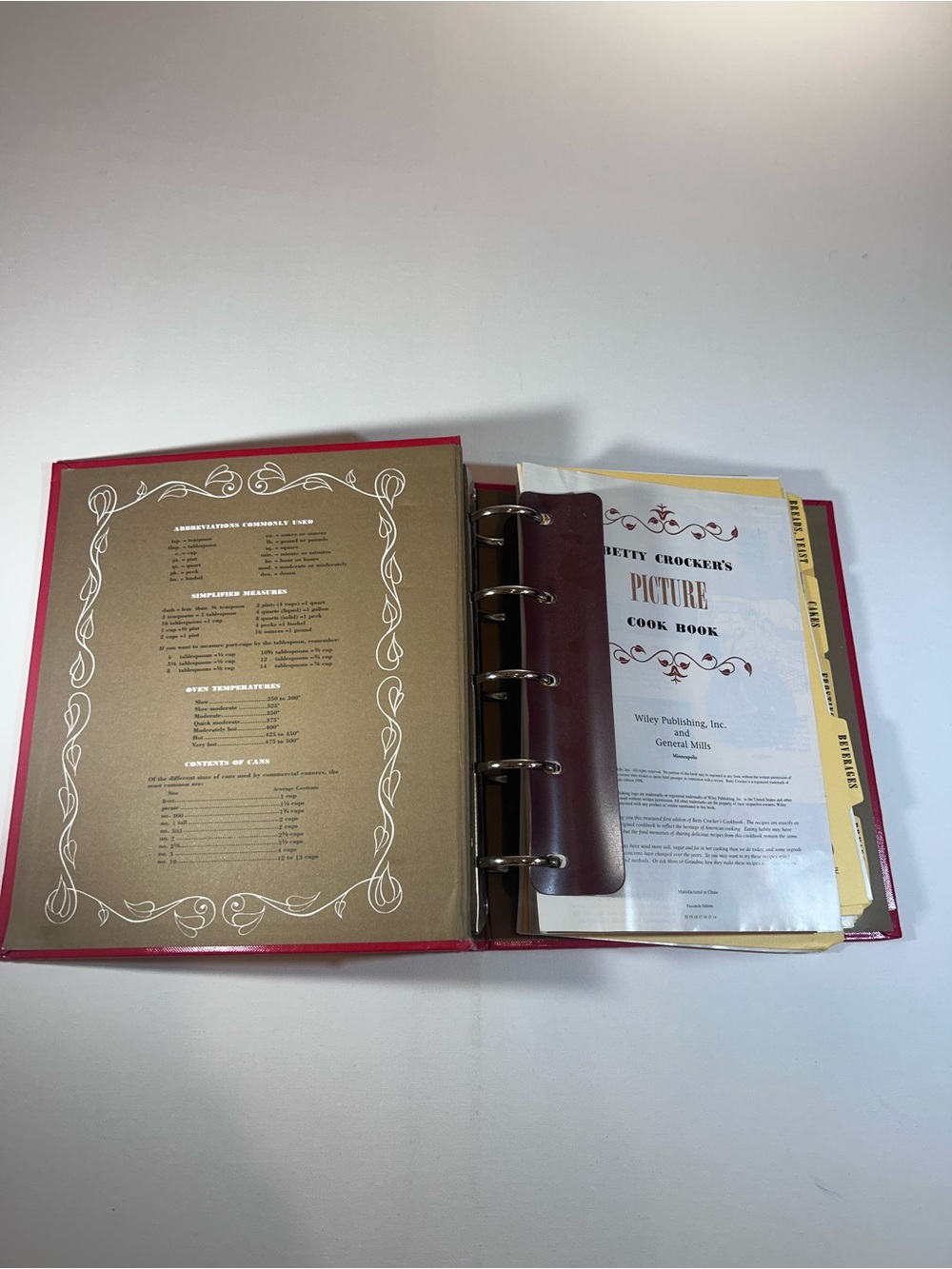 Betty Crocker’s Picture Cook Book 1998 Facsimile Edition Ring Binder Hardcover - Picture 4 of 9